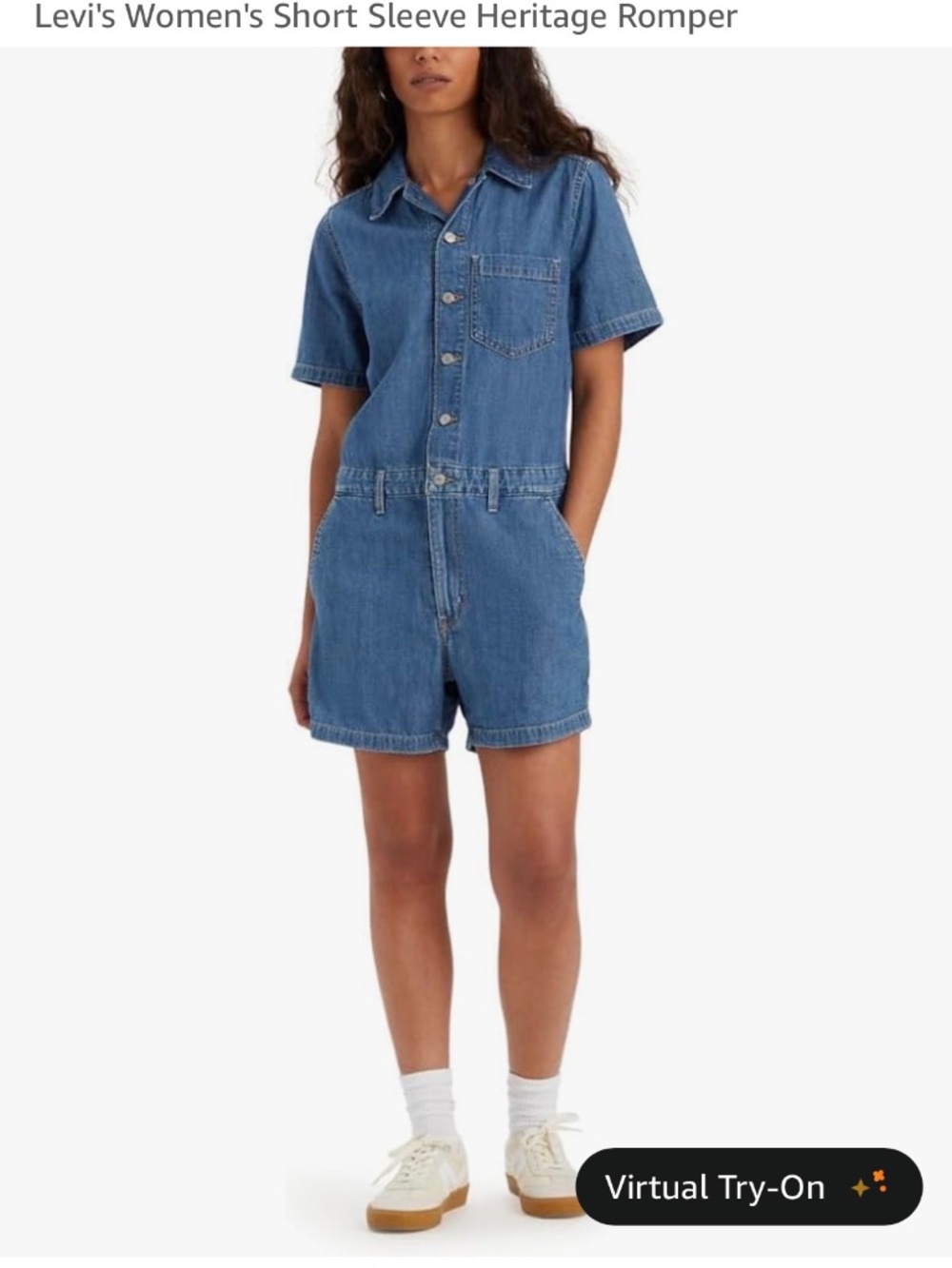 Women’s Levi Heritage Romper Size M